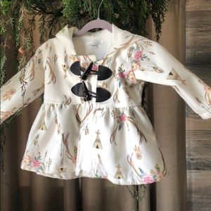 Baileys blossoms Teepee pea coat